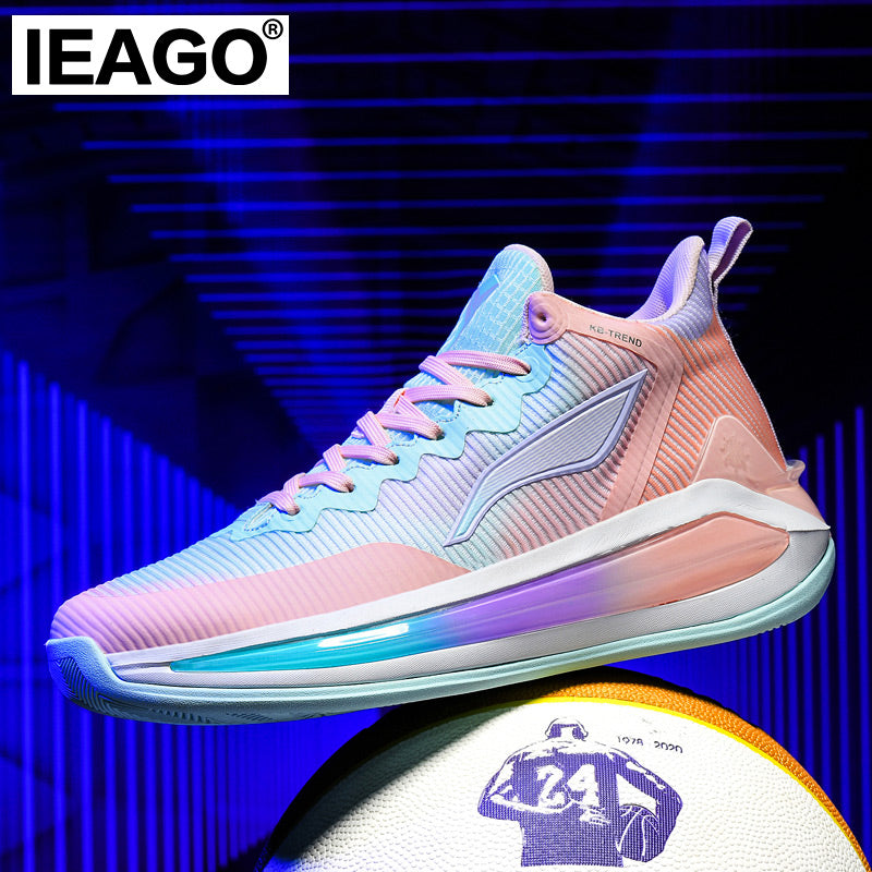 IEAGO Original High Quality Spike Men Women Basketball Shoes Casual Breathable Non Slip Sports Athletic Sneakers