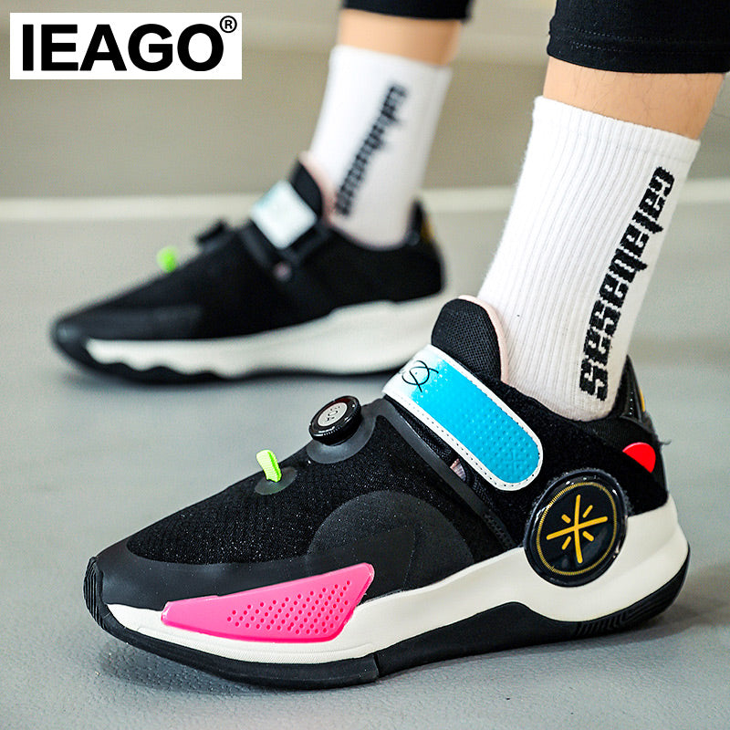 IEAGO Original Quality Spike Men Casual Basketball Sport Shoes Training Running Sneakers